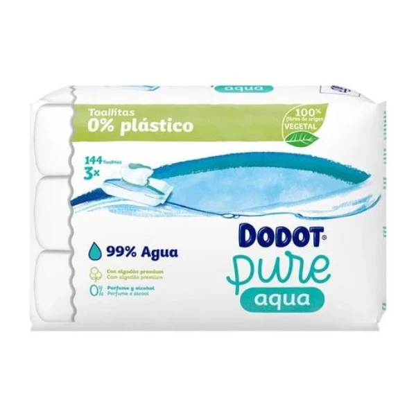 7492496-Dodot Aqua Pure Toalhitas 0 Plástico 48X3-1.webp